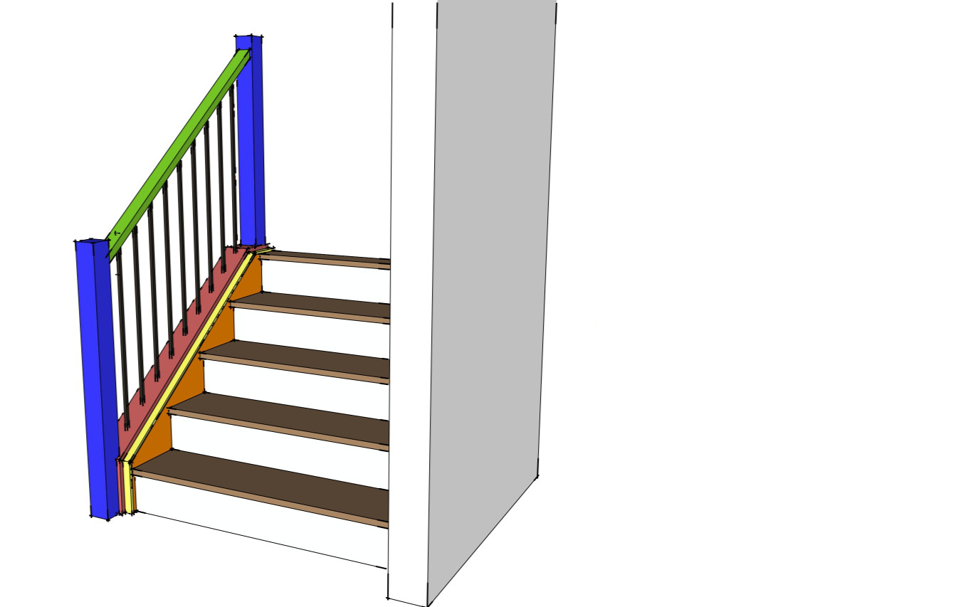 Parts of a Staircase - Stair Parts & Components - Civil Engineering