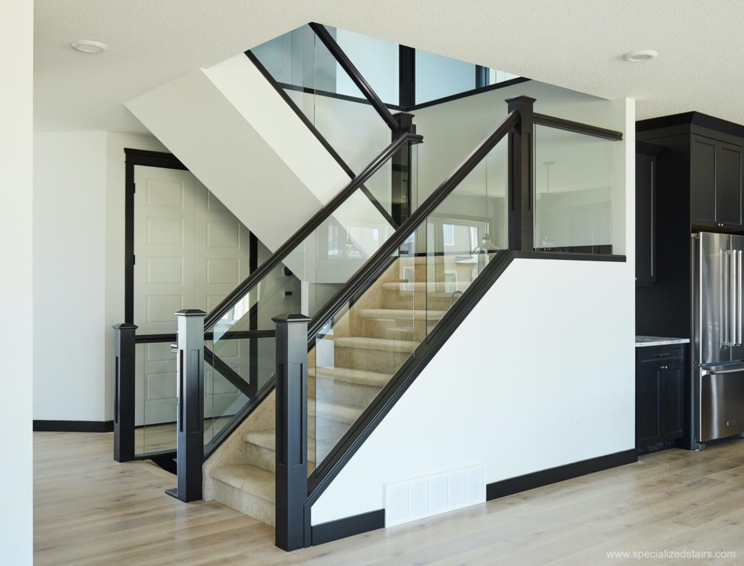 Dadoed Glass Railing Specialized Stair & Rail