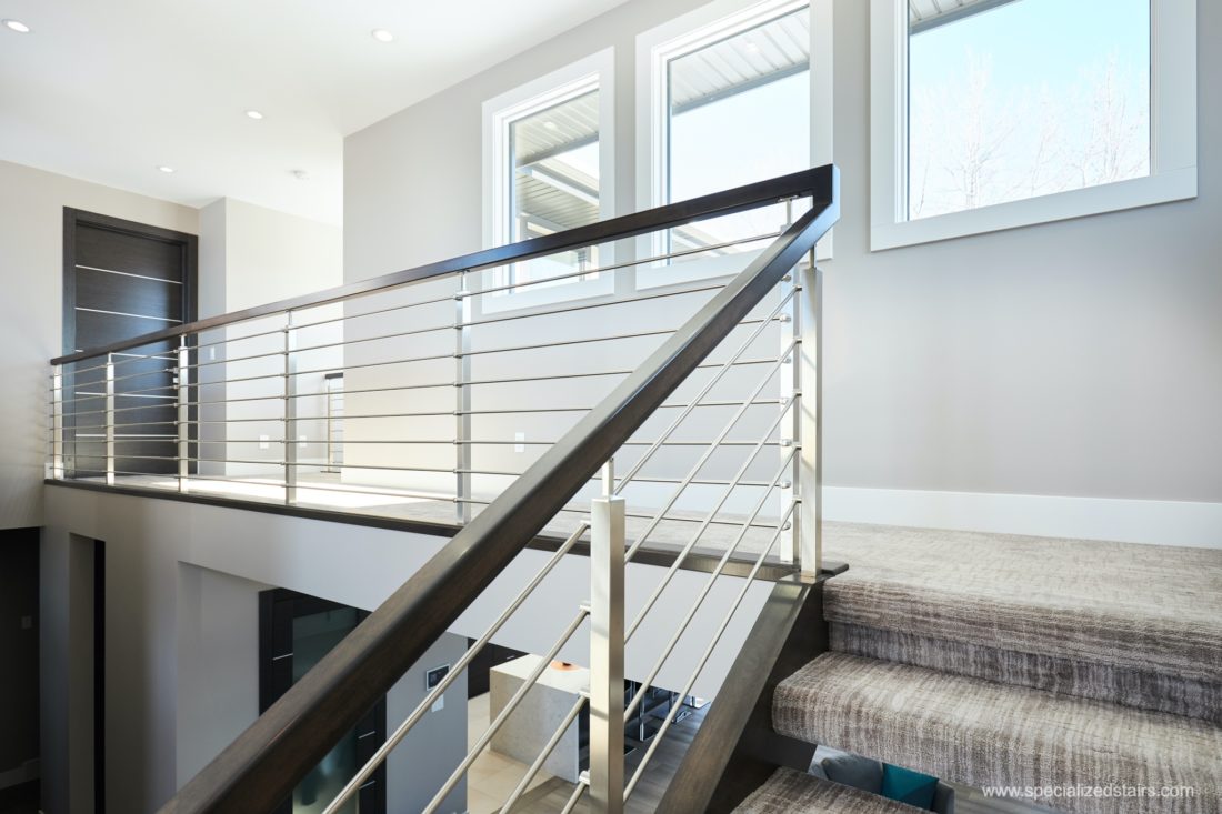 Custom Staircase Railings Edmonton Kelowna Specialized Stair & Rail