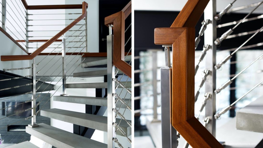 Benefits of Horizontal Railing Specialized Stairs Edmonton & Kelowna