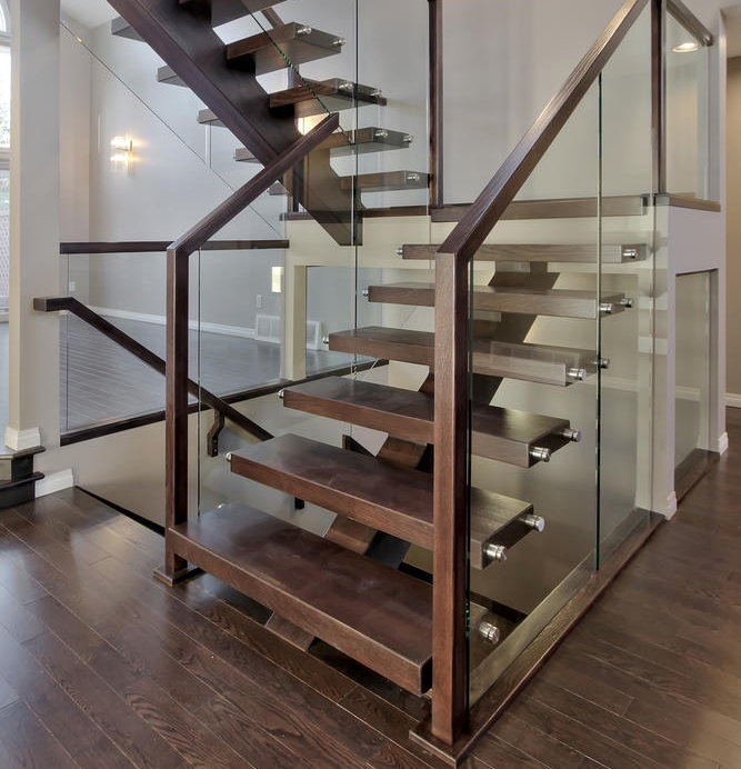 Modern Seamless Glass Railing - Specialized Stair & Rail