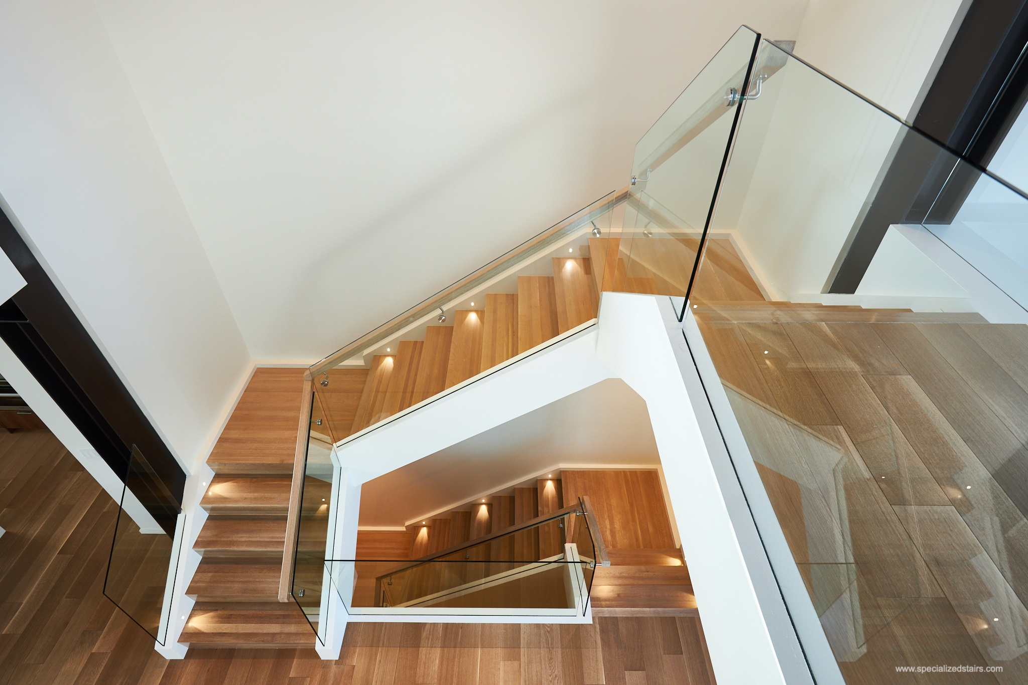 Modern Seamless Glass Railing - Specialized Stair & Rail